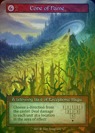 【FOIL】[Fire] Cone of Flame [beta-Exceptional]
